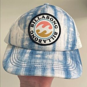 Billabong Women’s Sky Blue Tie-Dye Shenanigans Trucker Hat